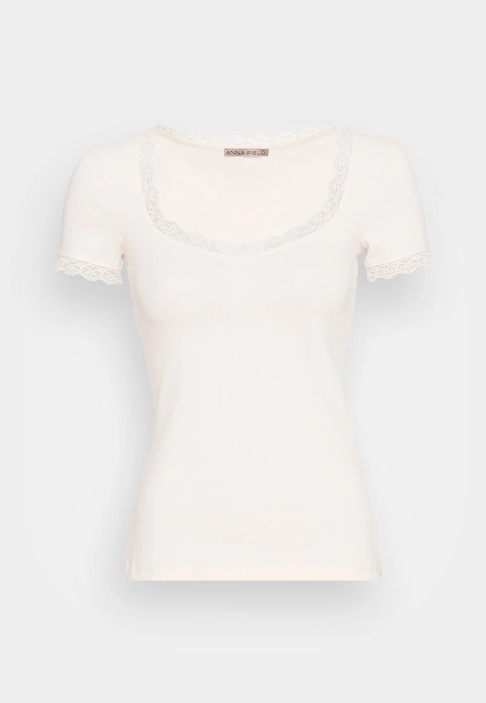 T-Shirt ANNA FIELD Anna Field Basic T-shirt Marron Femme | CRS-9998010